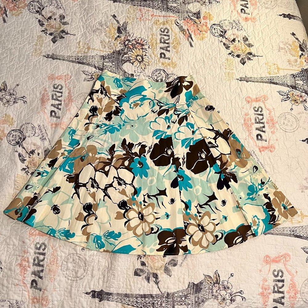 Scott Cotton Floral Skirt